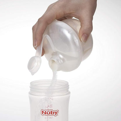 Nuby Powder Formula Dispenser, 3 Compartments, White