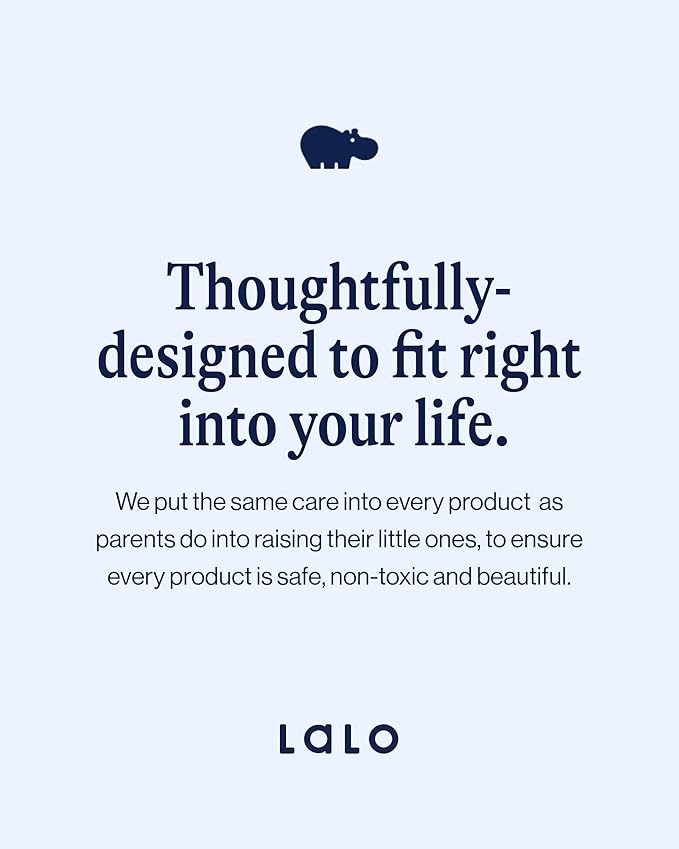 Lalo 2-Piece Baby Spoons Set - Lavender Silicone, Dishwasher Safe, Ages 4 Months+