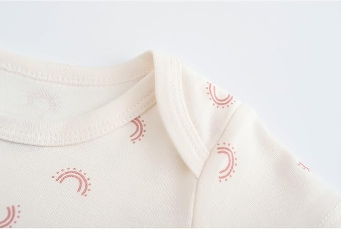 Fashion Unisex baby Boy Girl Bodysuits 5-Pack Casual Cotton Soft Infants Outfit New born Clothes