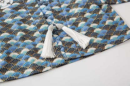 Baby Boy Kimono Romper Suit Japanese Costumes Infant Cotton Samurai Outfits