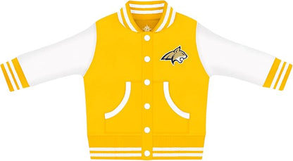 Creative Knitwear College Baby Varsity Jacket Lightweight - Team Logo, Multiple Colors, Unisex, (0 Months - 4T)