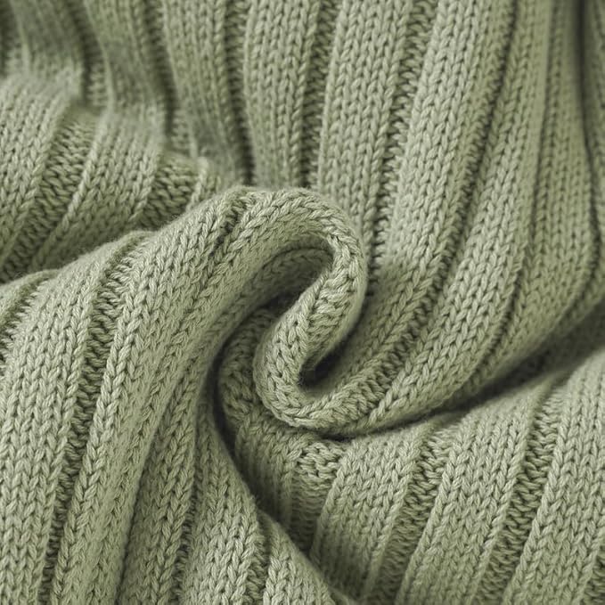 Neiwech Baby Boy Girl Romper Newborn Infant Knit Striped Solid Long Sleeve One Piece Jumpsuit Clothes