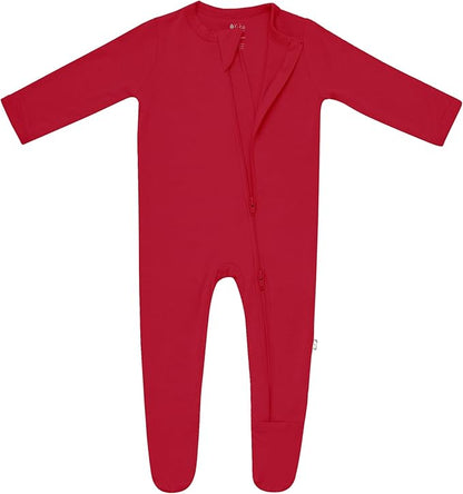 KYTE BABY Unisex Zipper Closure Footies, Rayon Made From Bamboo, 0-24 Months