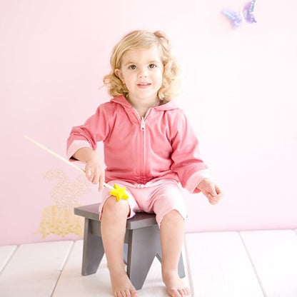 Babysoy Baby & Tot Unisex Reversible Zipper Hoodie Jacket