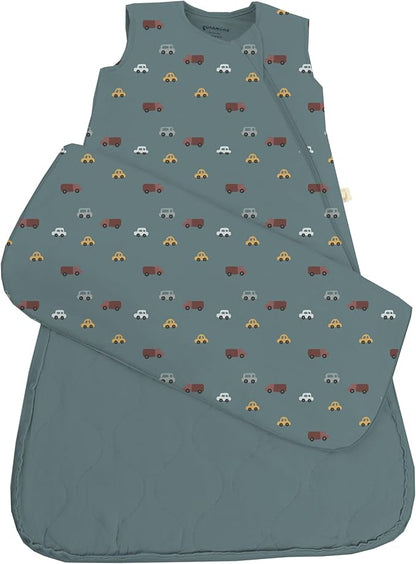 GUNAMUNA günamüna Unisex Baby, Toddler Wearable Blanket, Sleeping Bag Bamboo Rayon, Sleep Sack with Diaper Zipper, 1.0 TOG