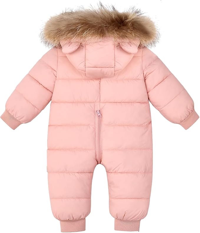 Baby Girl Winter Snowsuit Newborn Boy Warm Coat Toddler Snow Suit Infant Clothes