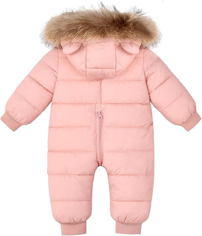 Baby Girl Winter Snowsuit Newborn Boy Warm Coat Toddler Snow Suit Infant Clothes