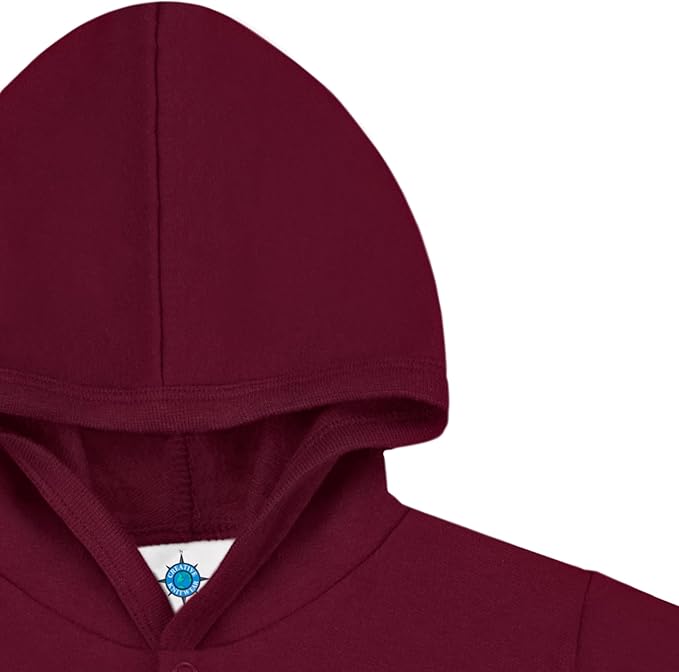 Creative Knitwear College Baby Snap Hooded Jacket - Team Logo, Multiple Colors, for Boys & Girls, (0-24 Months)