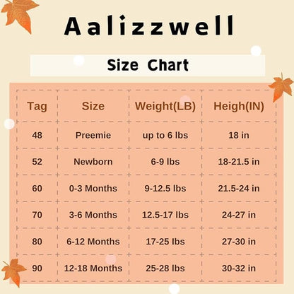 Aalizzwell Infant Baby Girls One Piece Romper Dress with Hat 0-18 Months
