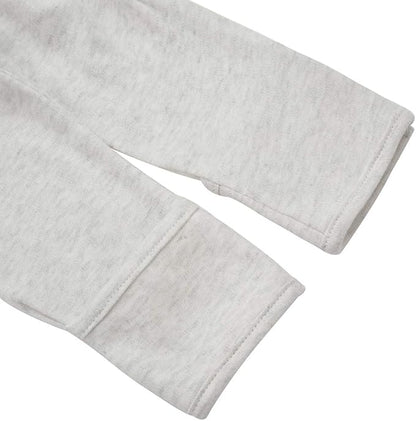 Aablexema Baby Footie Pajama with Mitten Cuffs, Double Zipper Infant Cotton clothes Sleeper Pjs, Footed Sleep Play