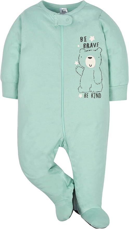 Gerber Baby Girls 4 Pack Sleep 'N Play Footie