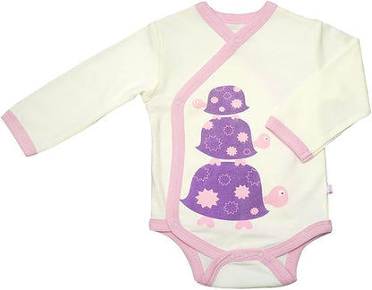 Babysoy Organic Long Sleeve Kimono Bodysuit