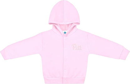 Creative Knitwear College Baby Snap Hooded Jacket - Team Logo, Multiple Colors, for Boys & Girls, (0-24 Months)