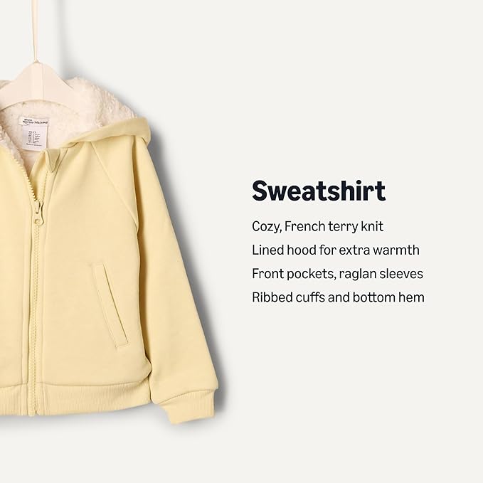 Amazon Essentials x Sofia Grainge Unisex Toddlers and Babies’ Zip Hoodie Sweatshirt