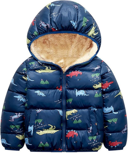 Toddler Winter Coat Baby Boy Fleece Jacket Kid Infant Girl Sweater Clothes 1-6T