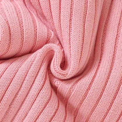 Neiwech Baby Boy Girl Romper Newborn Infant Knit Striped Solid Long Sleeve One Piece Jumpsuit Clothes