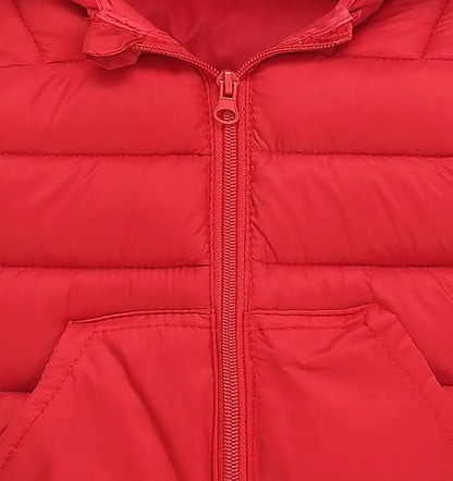 Toddler Winter Coats Puffer Padded Jacket Baby Boys Girls Bear Hoods Down Jacket Light Weight Infant Outerwear