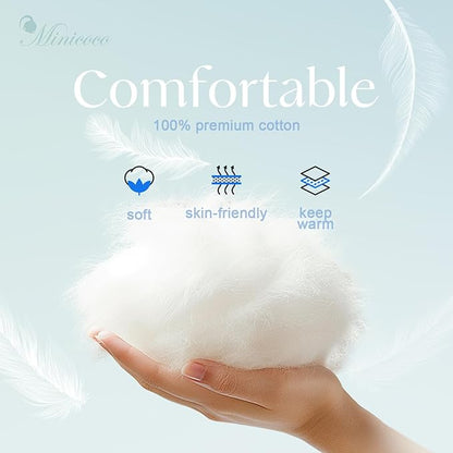 100% Cotton Baby Fall Hoodies Jacket, Comfortable Soft and Warm Baby Spring Jacket,0-24Months Solid-Coloured Coat