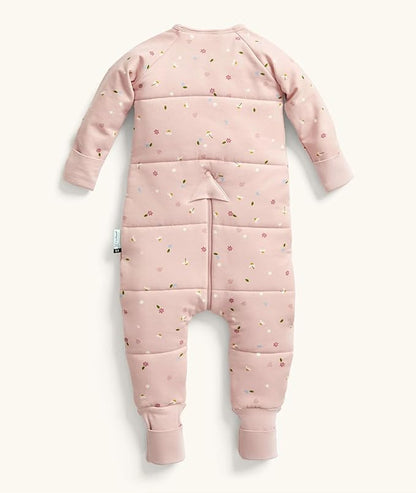ergoPouch Sleep Onesie 2.5 TOG – Warm Baby Romper & Sleep Layer with Full-Zip, Guarding Against Blankets, Breathable & Movement-Friendly, Ideal for Transitional Sleeping (4-5 Years, Daisies)