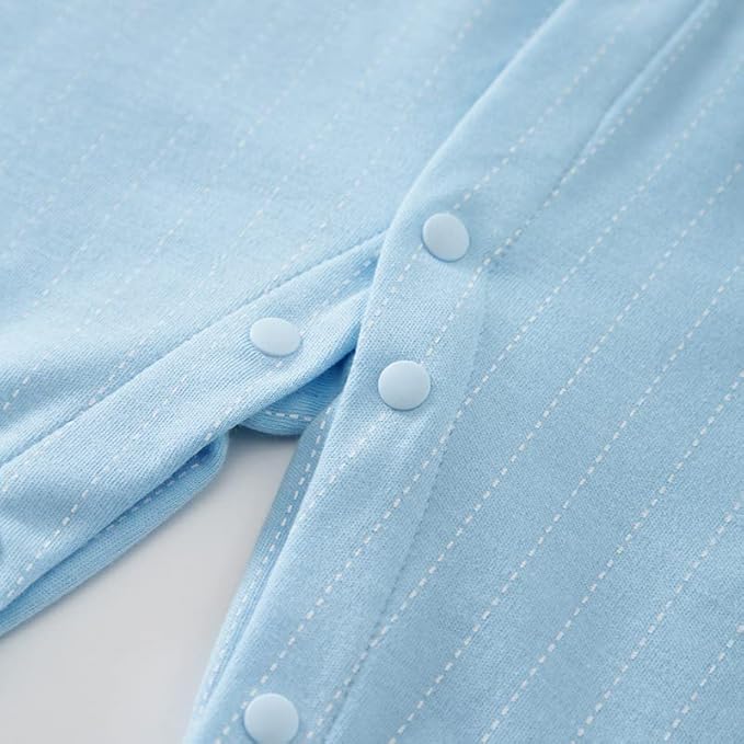 HUAANIUE Newborn Baby Boys Gentleman Romper One Piece Long Sleeve Bowtie Outfit Formal Wear Tuxedo Suit