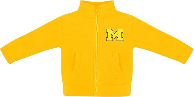Creative Knitwear College Baby Polar Fleece Jacket-Team Logo, Multiple Colors, for Boys & Girls (12 Mos-8 Yrs)