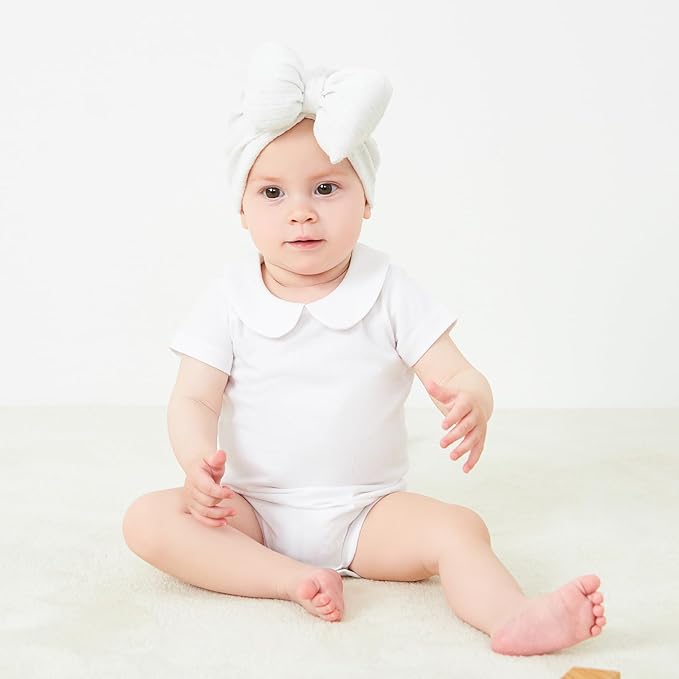 pureborn Baby Girls Boys Bodysuit Super Soft Cotton Romper 0-24 Months