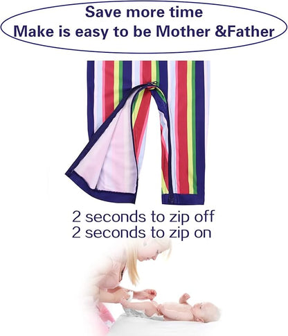 weVSwe Baby Toddler UPF 50+ Sun Protection Rash Guard Long Sleeve Swimsuit with Crotch Zipper