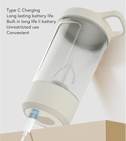 Smart Blending System, Quiet Leak Proof Portable Electric Mixer Cup for Protein Milk with Function, Suitable for On the Go Use