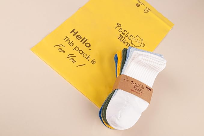 Bella Baby & Toddler Seamless-Toe Turkish Cotton Crew Socks (6-Pack)