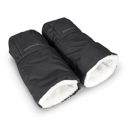 UPPAbaby CozyHandmuff - Easily Attaches to Stroller Handlebars - Ultra-Plush, Weather-Proof Hand Protection - Jake (Charcoal)