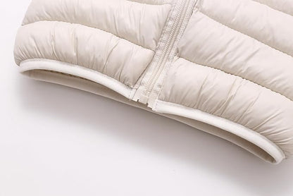 AIWUHE Baby Boys Girls Hooded Puffer Vest Winter Lightweight Sleeveless Bear ears Zipper Up Jacket