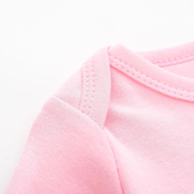 Enfants Chéris Baby Long Sleeve Bodysuit Newborn-24 Months 100% Cotton Pack of 3