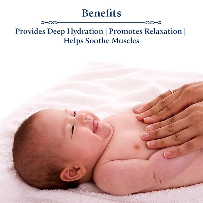 Blue Nectar Ayurveda Gentle Baby Oil for Newborn Skin Care -Moisturizing Baby Massage Oil for Dry Skin &Scalp Moisturizer| Soothing with 100% Natural Coconut Oil & Organic Ghee (13 Herbs, 3.38 Fl Oz)