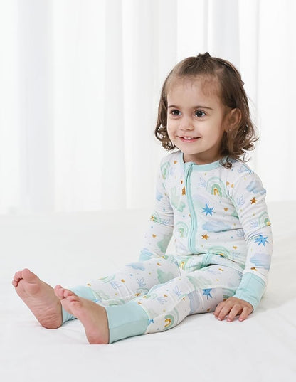 Baby Zippered Rompers Newborn Pajamas Sleepers Long Sleeve Jumpsuits Infant Zipper Romper-Viscose from Bamboo