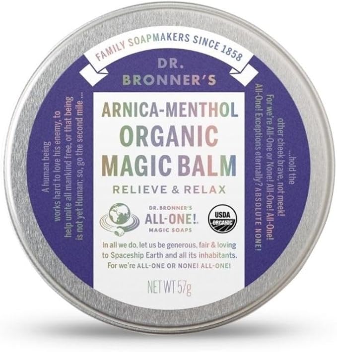 Dr. Bronners, Organic Magic Arnica Menthol Balm, 2 Ounce