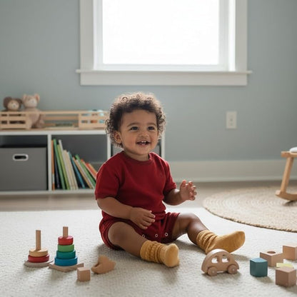 Geneve Oversized Brushed Jersey Romper - Angel Wing Embroidery - Cozy