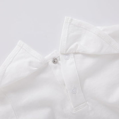 pureborn Baby Romper Bodysuits 2-Pack Unisex Soft Cotton One-Piece Outfit for Infant Boys Girls 0-24 Months