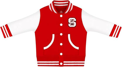 Creative Knitwear College Baby Varsity Jacket Lightweight - Team Logo, Multiple Colors, Unisex, (0 Months - 4T)