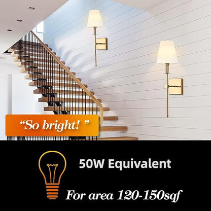 BLUEYE Rechargeable Light Bulbs,7W,Remote Control,Soft Warm 2700K-6000K,50W Equiv.,450Lumens,Flicker-free,E26 Detachable Charging(E12 available),Battery Operated Emergency Lamp for Non-Hardwired,1Pack