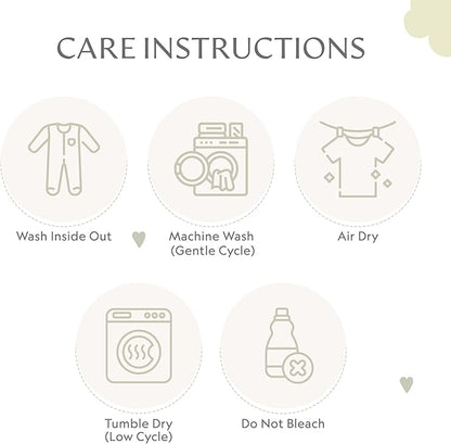 Bamboo Little Soft Baby Footie Pajamas, Baby Clothes, Newborn Sleepers, 95% Viscose and 5% Spandex, 0-24 Months