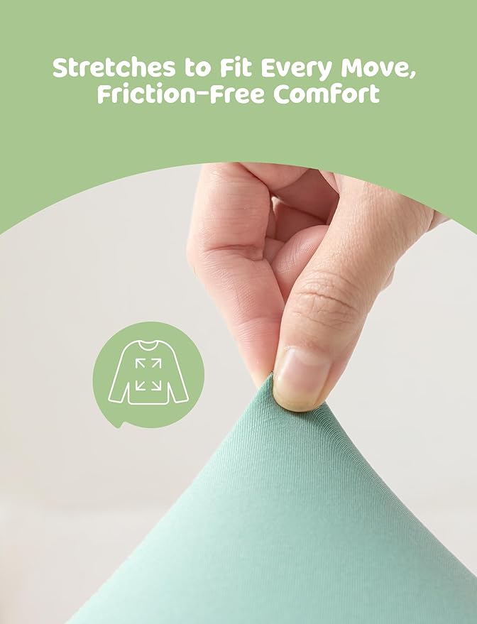 PATPAT Baby Sleeper Gown with Bamboo Viscose for Newborn Girls Boys, Knotted Nightgown with Mittens for Infant Home Coming