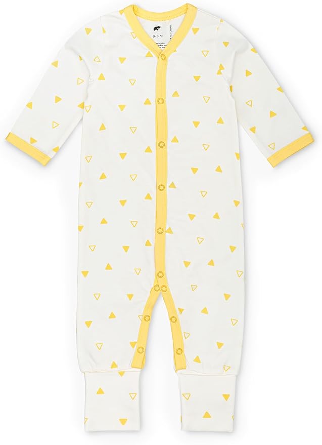 monica + andy On the Go Baby One Piece, 100% Organic Baby Clothes for Girls & Boys, Sizes For Preemie, Newborn, & Infant