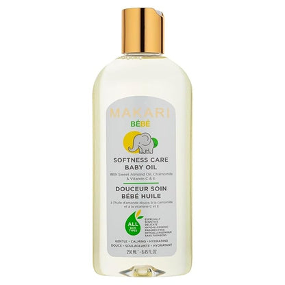 MAKARI Baby Care Bundle | Hypoallergenic Foaming Gel & Softness Care Baby Oil | Gentle Hair and Body Wash & Nourishing Oil for Sensitive, Delicate Skin