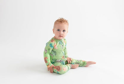 Posh Peanut Convertible Baby Sleepers - Girls Footless Baby Pajamas with 2 Way Zipper for Easy Diaper Changes