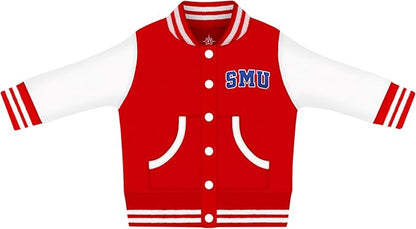 Creative Knitwear College Baby Varsity Jacket Lightweight - Team Logo, Multiple Colors, Unisex, (0 Months - 4T)