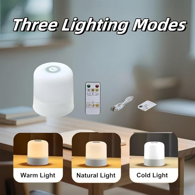 Egg Light for Nursery 3 Colors Baby Night Light Rechargeable Table Lamp Small Cordless Table&Bedside Lamp Eye Caring Dimmable LED Touch Egg Night Light for Kids Christmas Gifts