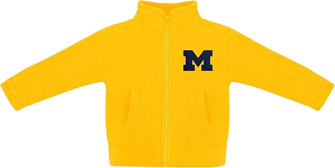 Creative Knitwear College Baby Polar Fleece Jacket-Team Logo, Multiple Colors, for Boys & Girls (12 Mos-8 Yrs)