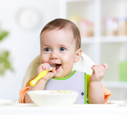 12 Pack Terry Drool Cotton Bibs, Unisex Baby Bibs with Fiber Filling Waterproof for Feeding, Teething, Drooling