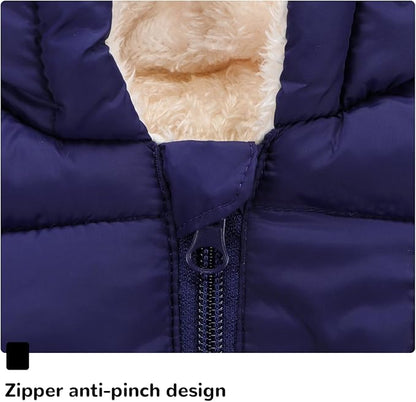 Newborn Baby Girls Fleece Outerwear Jacket Toddler Winter Coat Infant Clothes