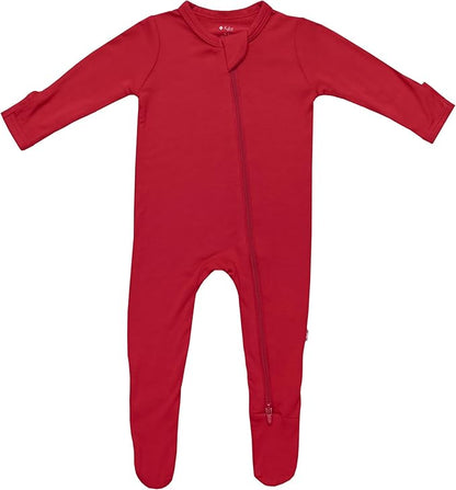 KYTE BABY Unisex Zipper Closure Footies, Rayon Made From Bamboo, 0-24 Months
